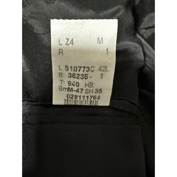 Lauren Ralph Lauren Mens Blazer 42L Wool Tweed Gray Suit Sport Coat - Picture 6 of 9